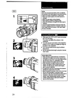 Preview for 24 page of Sony Handycam CCD-F33 User Manual