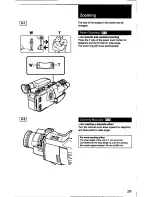 Предварительный просмотр 29 страницы Sony Handycam CCD-F33 User Manual