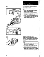 Предварительный просмотр 30 страницы Sony Handycam CCD-F33 User Manual