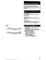 Предварительный просмотр 35 страницы Sony Handycam CCD-F33 User Manual