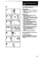 Предварительный просмотр 39 страницы Sony Handycam CCD-F33 User Manual