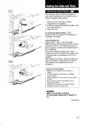 Preview for 13 page of Sony Handycam CCD-F34 Operating Instructions Manual