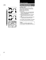 Preview for 48 page of Sony Handycam CCD-F34 Operating Instructions Manual