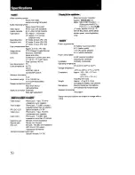 Preview for 50 page of Sony Handycam CCD-F34 Operating Instructions Manual