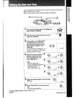 Предварительный просмотр 9 страницы Sony Handycam CCD-F401 Operating Instructions Manual