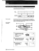 Предварительный просмотр 58 страницы Sony Handycam CCD-F401 Operating Instructions Manual