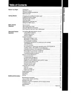 Предварительный просмотр 3 страницы Sony Handycam CCD-F501 Operating Instructions Manual