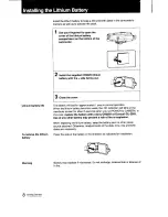 Предварительный просмотр 8 страницы Sony Handycam CCD-F501 Operating Instructions Manual