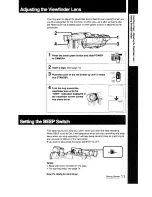 Предварительный просмотр 11 страницы Sony Handycam CCD-F501 Operating Instructions Manual