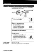 Предварительный просмотр 23 страницы Sony Handycam CCD-F501 Operating Instructions Manual