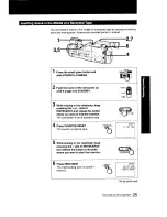 Предварительный просмотр 24 страницы Sony Handycam CCD-F501 Operating Instructions Manual