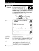 Предварительный просмотр 35 страницы Sony Handycam CCD-F501 Operating Instructions Manual