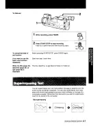 Предварительный просмотр 40 страницы Sony Handycam CCD-F501 Operating Instructions Manual