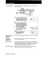 Предварительный просмотр 43 страницы Sony Handycam CCD-F501 Operating Instructions Manual