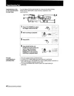 Предварительный просмотр 45 страницы Sony Handycam CCD-F501 Operating Instructions Manual