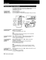 Предварительный просмотр 51 страницы Sony Handycam CCD-F501 Operating Instructions Manual