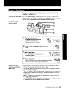 Предварительный просмотр 54 страницы Sony Handycam CCD-F501 Operating Instructions Manual