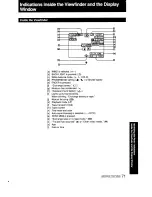 Предварительный просмотр 70 страницы Sony Handycam CCD-F501 Operating Instructions Manual