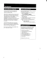 Preview for 4 page of Sony Handycam CCD-F55 Operating Instructions Manual