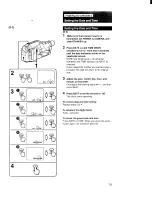 Preview for 19 page of Sony Handycam CCD-F55 Operating Instructions Manual