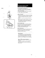 Preview for 23 page of Sony Handycam CCD-F55 Operating Instructions Manual