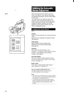 Preview for 28 page of Sony Handycam CCD-F55 Operating Instructions Manual