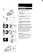 Preview for 30 page of Sony Handycam CCD-F55 Operating Instructions Manual