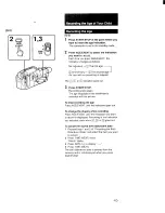 Preview for 45 page of Sony Handycam CCD-F55 Operating Instructions Manual