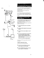 Preview for 47 page of Sony Handycam CCD-F55 Operating Instructions Manual