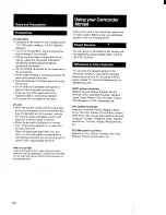 Preview for 60 page of Sony Handycam CCD-F55 Operating Instructions Manual