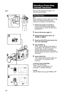 Предварительный просмотр 22 страницы Sony Handycam CCD-F56 Operating Instructions Manual