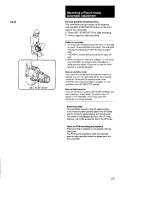 Preview for 23 page of Sony Handycam CCD-F56 Operating Instructions Manual