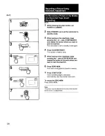 Предварительный просмотр 26 страницы Sony Handycam CCD-F56 Operating Instructions Manual