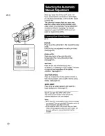 Предварительный просмотр 28 страницы Sony Handycam CCD-F56 Operating Instructions Manual