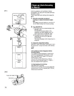 Предварительный просмотр 36 страницы Sony Handycam CCD-F56 Operating Instructions Manual