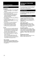 Preview for 60 page of Sony Handycam CCD-F56 Operating Instructions Manual