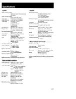 Preview for 61 page of Sony Handycam CCD-F56 Operating Instructions Manual