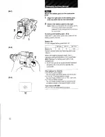 Предварительный просмотр 10 страницы Sony Handycam CCD-F73 Operating Instructions Manual