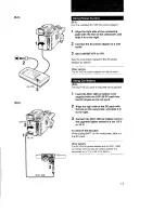 Предварительный просмотр 11 страницы Sony Handycam CCD-F73 Operating Instructions Manual