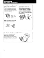 Предварительный просмотр 12 страницы Sony Handycam CCD-F73 Operating Instructions Manual