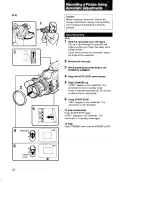 Предварительный просмотр 18 страницы Sony Handycam CCD-F73 Operating Instructions Manual