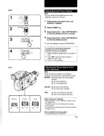 Предварительный просмотр 23 страницы Sony Handycam CCD-F73 Operating Instructions Manual