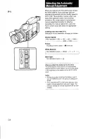 Предварительный просмотр 24 страницы Sony Handycam CCD-F73 Operating Instructions Manual