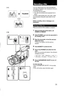 Предварительный просмотр 35 страницы Sony Handycam CCD-F73 Operating Instructions Manual