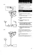 Предварительный просмотр 41 страницы Sony Handycam CCD-F73 Operating Instructions Manual