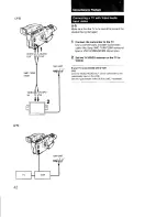 Предварительный просмотр 42 страницы Sony Handycam CCD-F73 Operating Instructions Manual