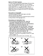 Preview for 4 page of Sony Handycam CCD-FX228 Operation Manual