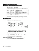 Preview for 22 page of Sony Handycam CCD-FX310 Operation Manual