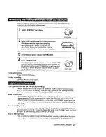 Preview for 27 page of Sony Handycam CCD-FX310 Operation Manual