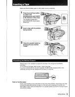 Предварительный просмотр 9 страницы Sony Handycam CCD-FX411 Operation Manual